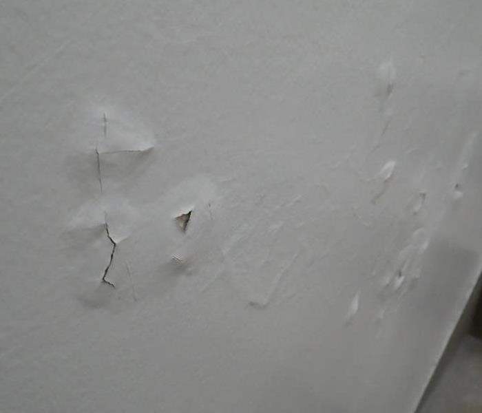 bubbling paint on wall