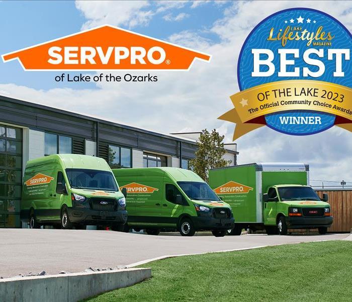 SERVPRO photo with BEST OF ribbon 